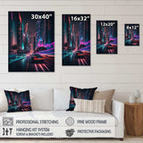 Futuristic Miami Neon Art II