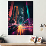 Futuristic Miami Neon Art V