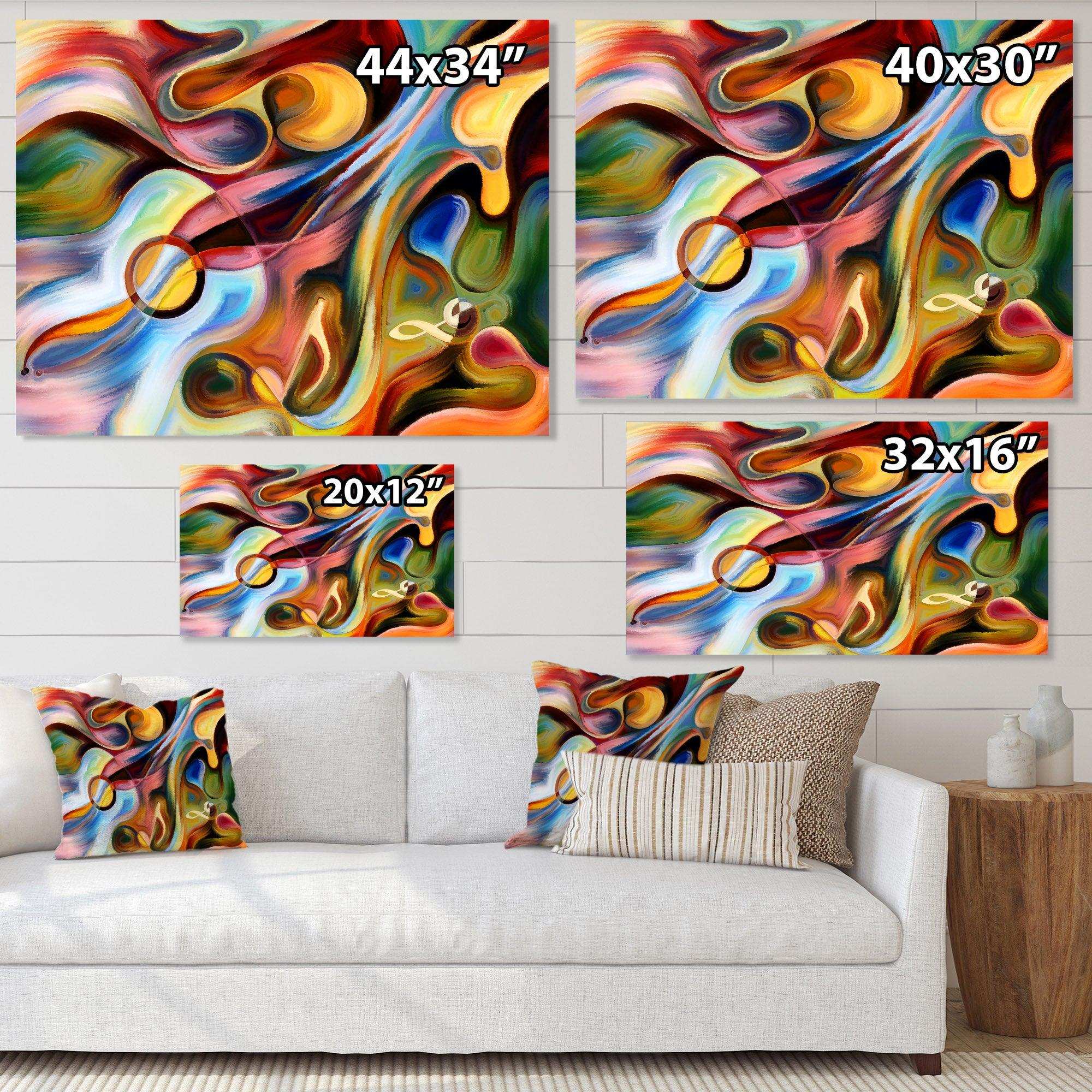 Music beyond the Frames - Modern Canvas Wall Art