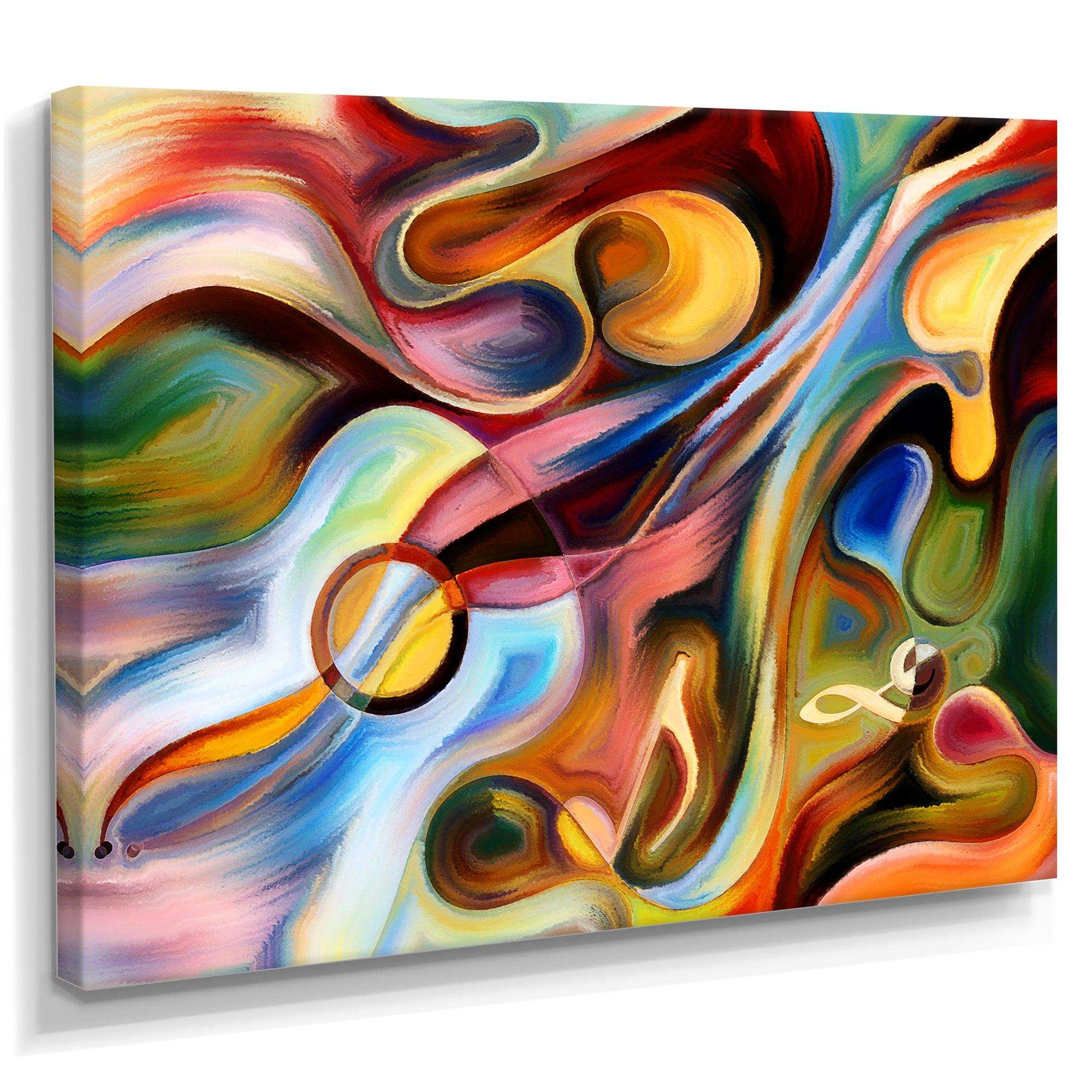 Music beyond the Frames - Modern Canvas Wall Art