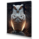 Luminous White Owl I