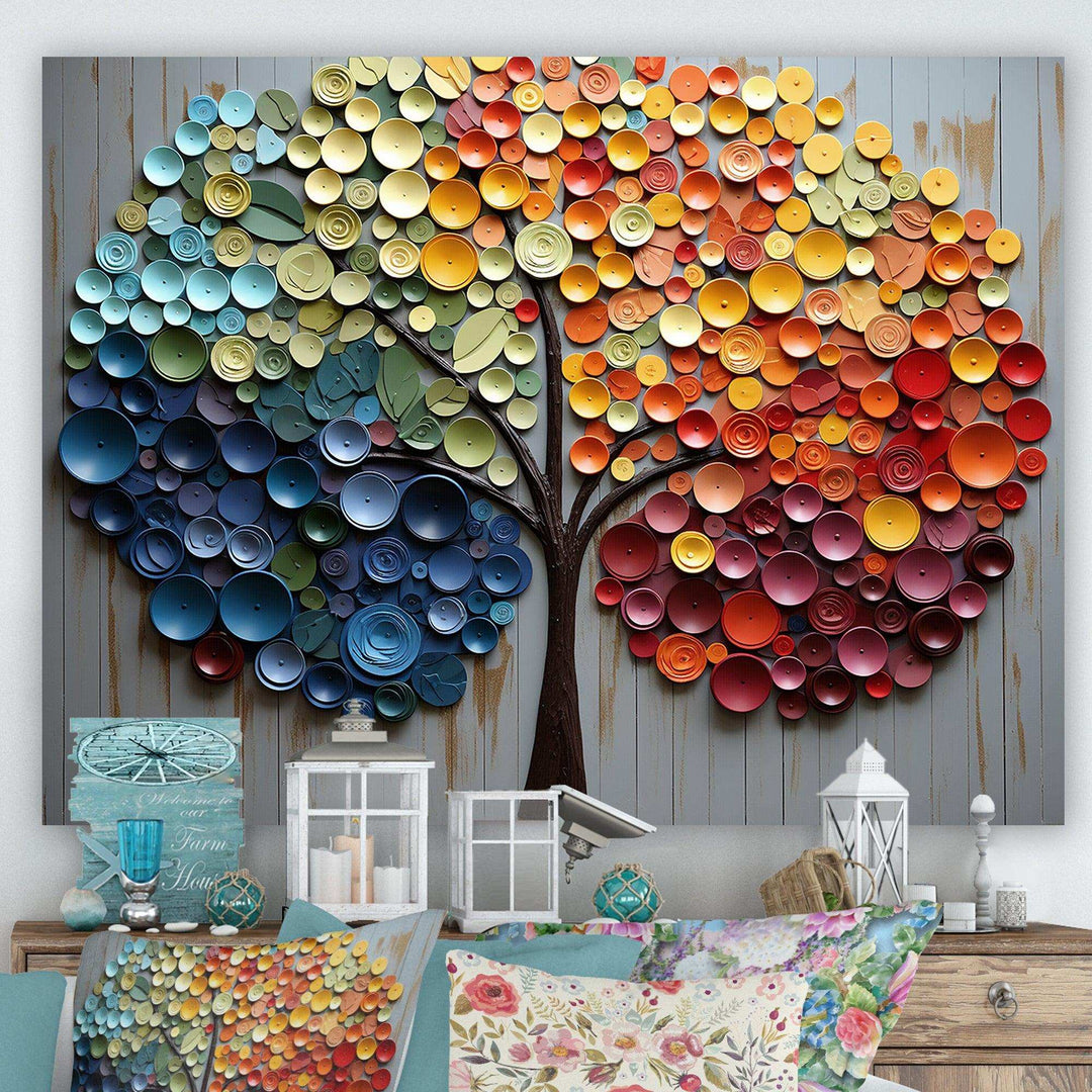 Rainbow wall art