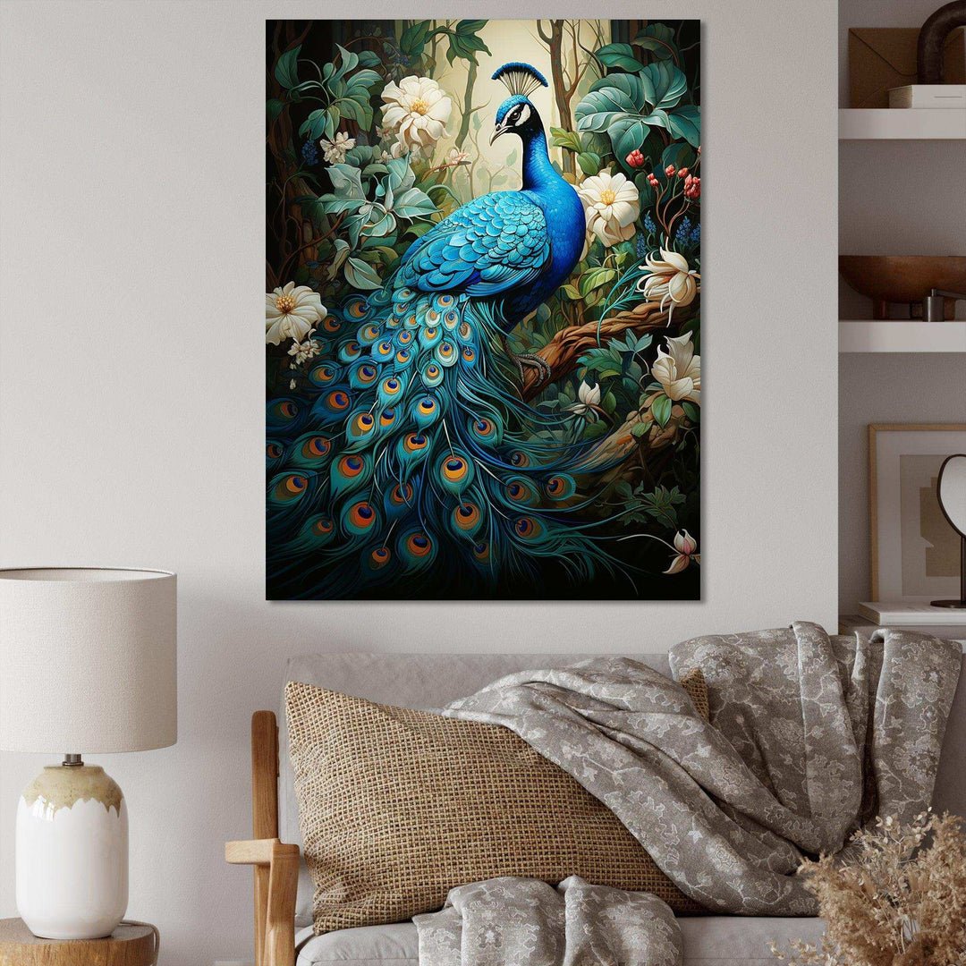Peacock wall art