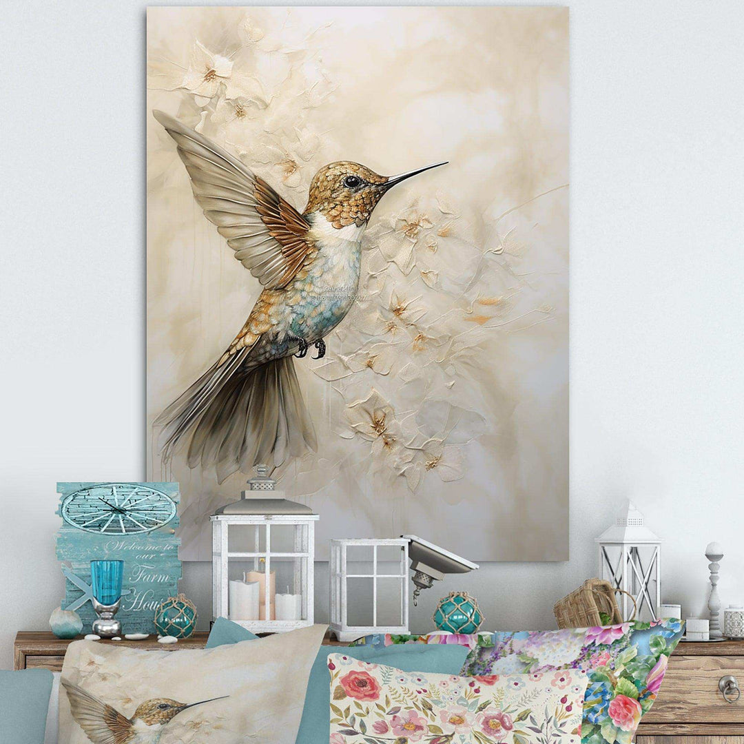 Hummingbird wall art