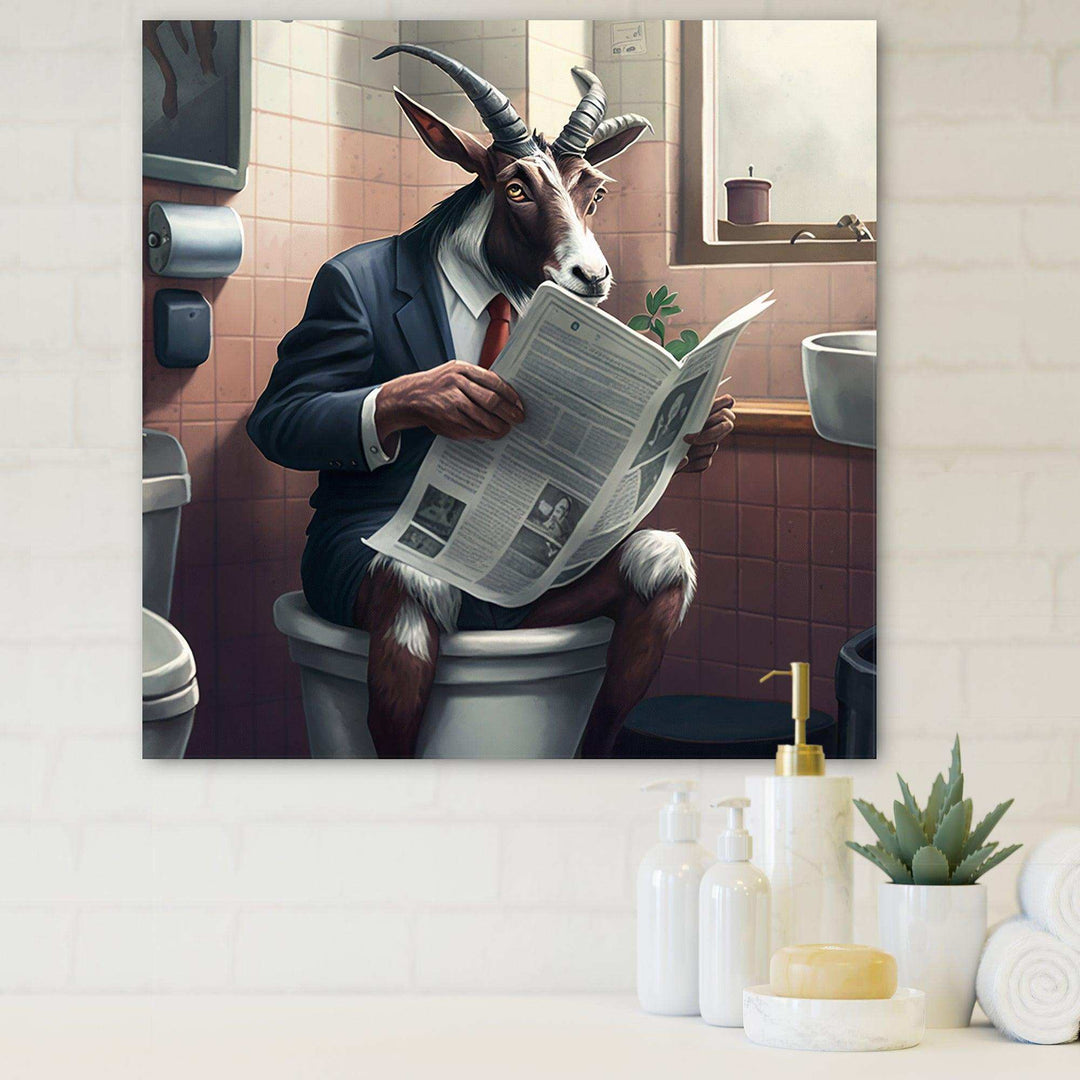 Goat wall art