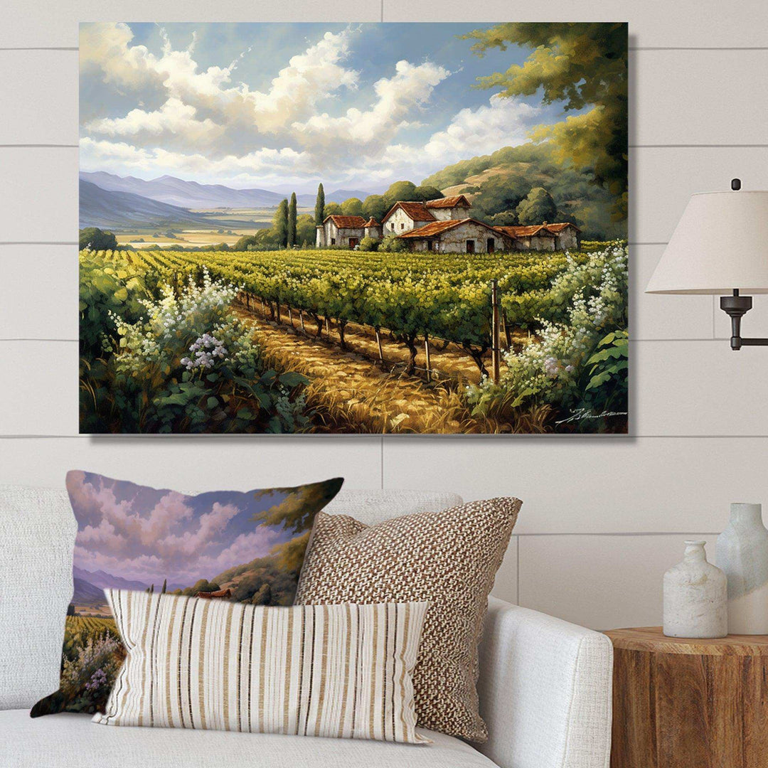 Vineyard wall art