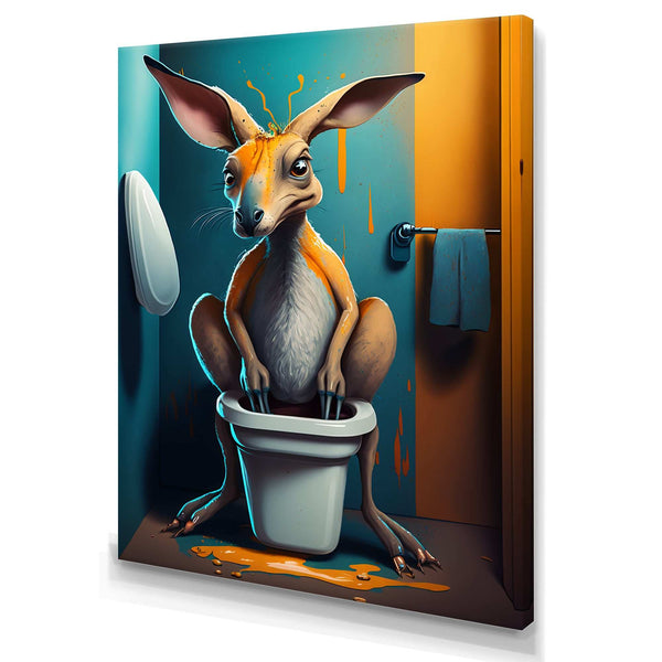 Kangaroo wall art