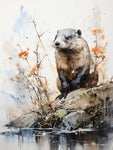 Beaver wall art