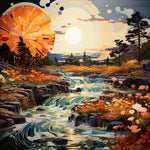 Geyser wall art