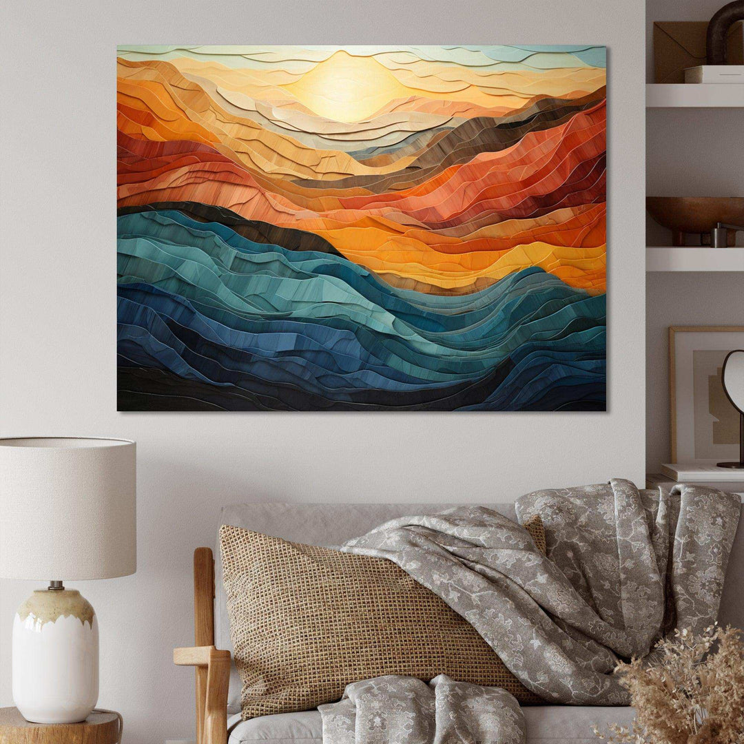 Mountain wall art