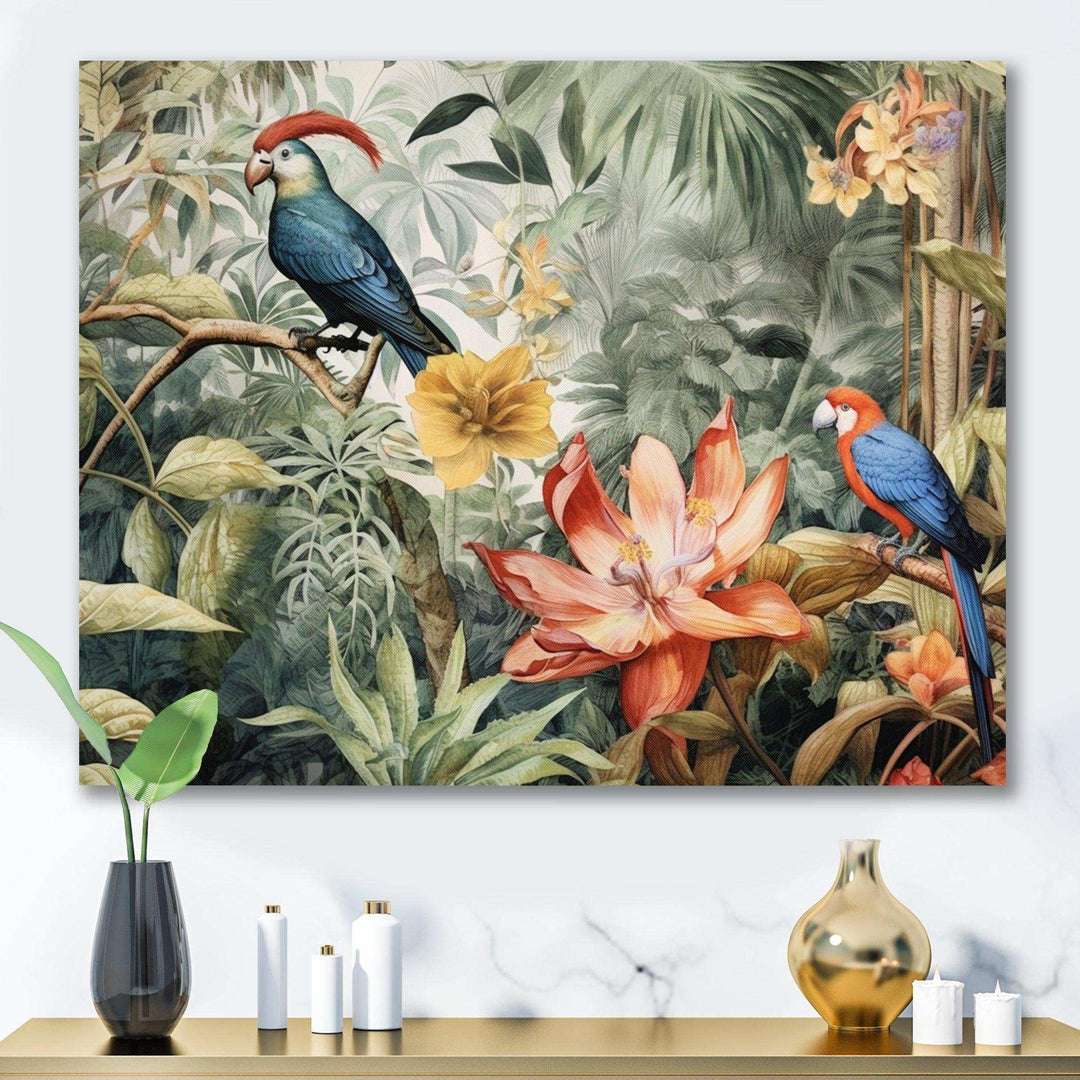 Parrot wall art