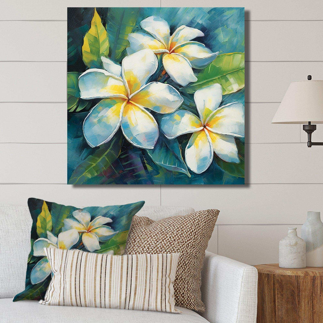 Plumeria wall art