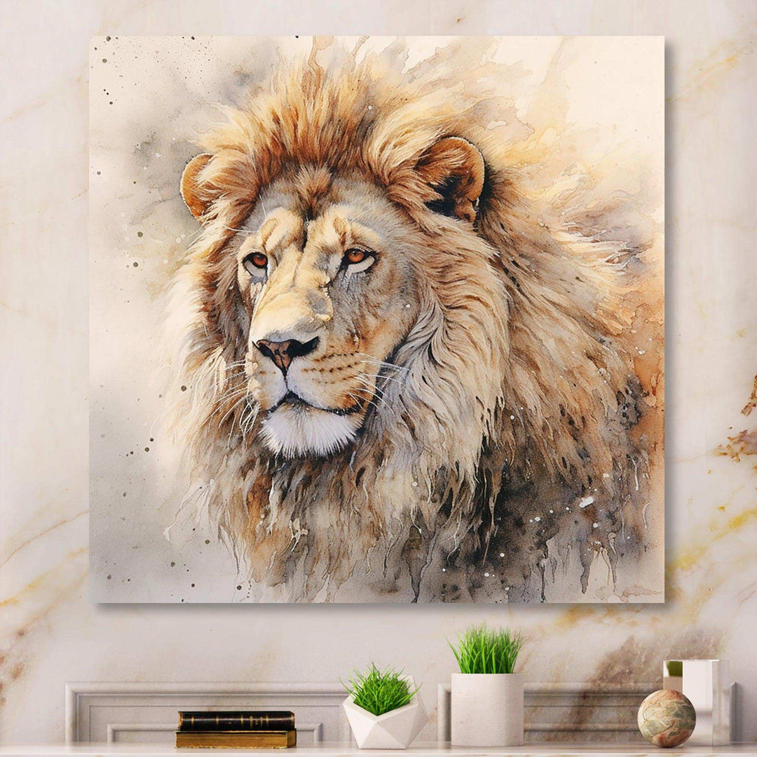 Lion wall art