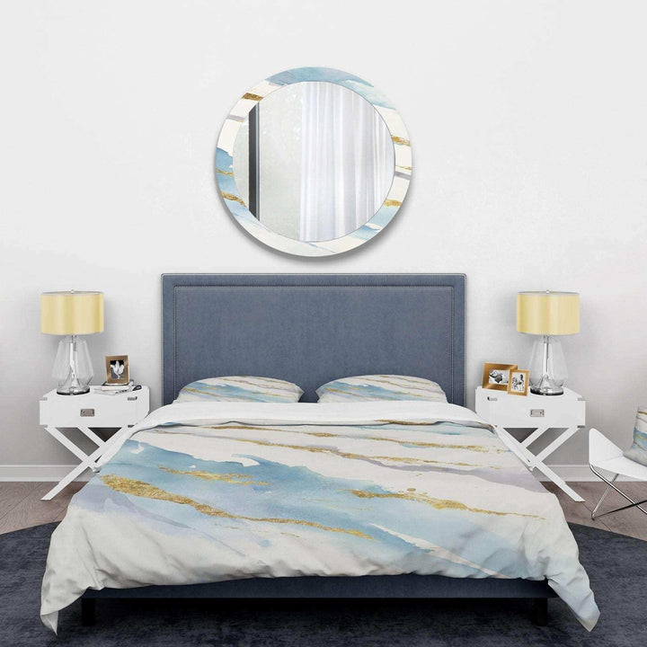 Abstract Drift v2 - Glam Duvet Cover Set