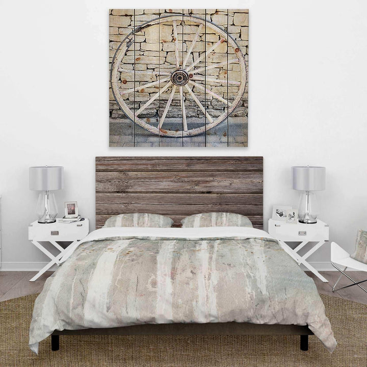A Woodland Walk into the Forest V - Farmhouse Duvet Cover Set