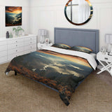 USA Great Smoky Mountains In Sunset - Duvet Cover Set