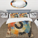 Vinyl Record Retro Vinyl II - Duvet Cover Set