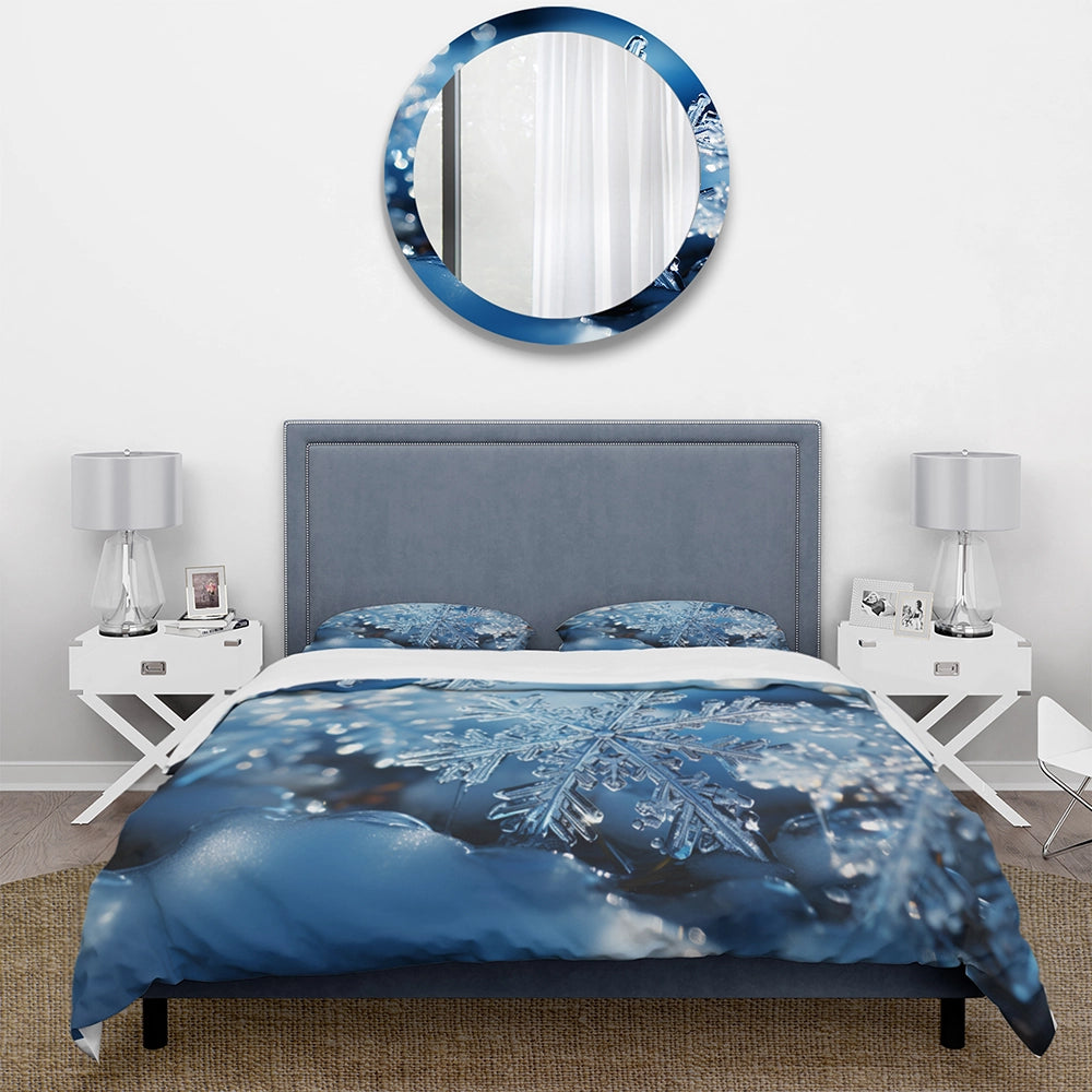 Glimmering Snowflakes II - Duvet Cover Set