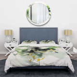 Green and Black Splash - Duvet Cover Set