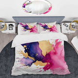 Purple and Pink Strokes VII - Duvet Cover Set