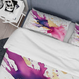 Purple and Pink Strokes VII - Duvet Cover Set