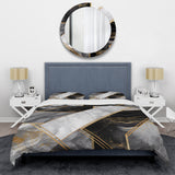 Marble Granite Agate With Touches Of Gold IV - Duvet Cover Set