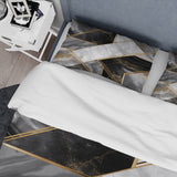 Marble Granite Agate With Touches Of Gold IV - Duvet Cover Set