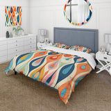 Retro Abstract Drops XI - Duvet Cover Set