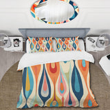 Retro Abstract Drops XI - Duvet Cover Set