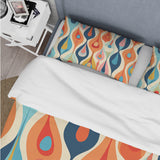 Retro Abstract Drops XI - Duvet Cover Set