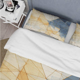 Minimalist Blue and Gold II - Duvet Cover Set