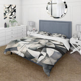 Abstract Neutral XIII - Duvet Cover Set