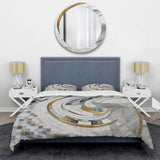 Grey and Yellow Mosaic II - Duvet Cover Set