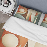 Orange Green Symmetrical Visions - Duvet Cover Set