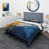 Blue and Yellow Intuitive Expressions I - Duvet Cover Set
