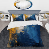 Blue and Yellow Intuitive Expressions I - Duvet Cover Set