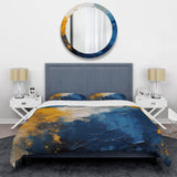 Blue and Yellow Intuitive Expressions I - Duvet Cover Set