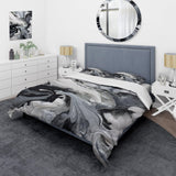 Black and Grey Harmony In Chaos - Duvet Cover Set