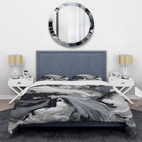 Black and Grey Harmony In Chaos - Duvet Cover Set