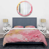 Pink and Gold Emerging Energies III - Duvet Cover Set