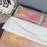 Pink and Gold Emerging Energies III - Duvet Cover Set