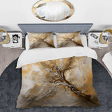 Gold and Silver Chromatic Essence I - Duvet Cover Set