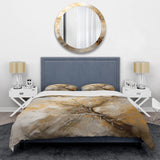 Gold and Silver Chromatic Essence I - Duvet Cover Set