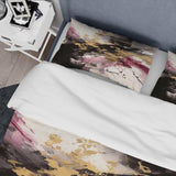 Gold and Pink Fluid Fusion II - Duvet Cover Set