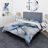 Blue and Grey Ethereal Elixir I - Duvet Cover Set