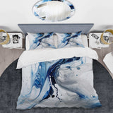 Blue and Grey Ethereal Elixir I - Duvet Cover Set