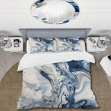 Blue and Grey Ethereal Elixir IV - Duvet Cover Set