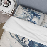 Blue and Grey Ethereal Elixir IV - Duvet Cover Set