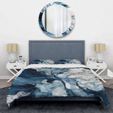 Blue Grey Ethereal Elixir I - Duvet Cover Set