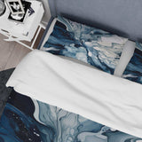 Blue Grey Ethereal Elixir I - Duvet Cover Set